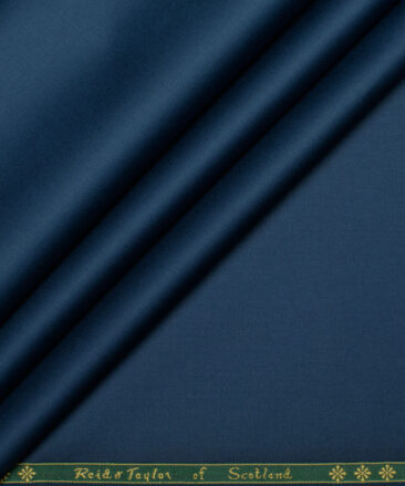 Reid & Taylor  Giza Cotton Solids Shirt or Kurta Pajama Fabric (Venice Blue)