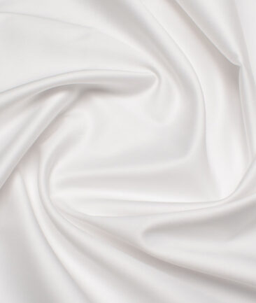 Reid & Taylor  Giza Cotton Solids Shirt or Kurta Pajama Fabric (White)