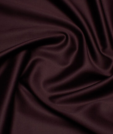 Reid & Taylor  Giza Cotton Solids Shirt or Kurta Pajama Fabric (Brownish Wine)
