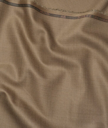 OCM Terry Rayon Self Design  Suiting Fabric (Brown)