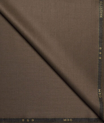OCM Terry Rayon Solids  Suiting Fabric (Brown)