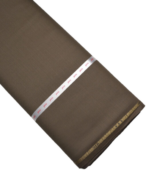 OCM Terry Rayon Solids  Suiting Fabric (Brown)