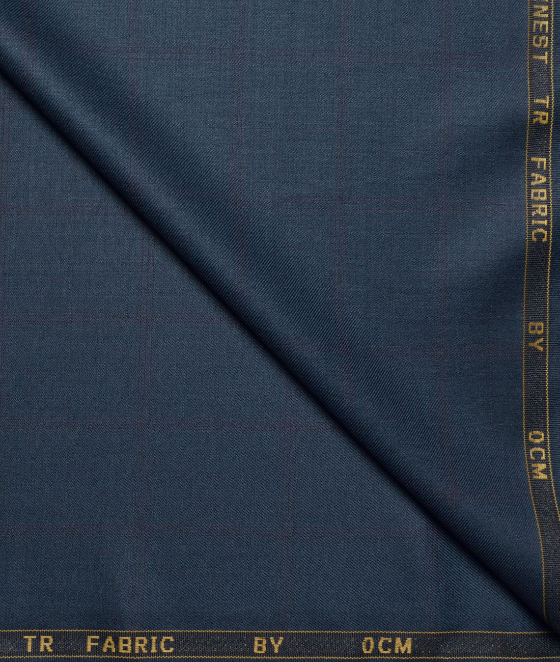 OCM Terry Rayon Checks Suiting Fabric (Dark Peacock Blue) OCM Terry Rayon Checks Suiting Fabric (Dark Peacock Blue)