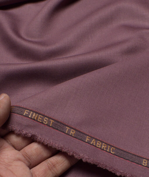 OCM Terry Rayon Solids  Suiting Fabric (Opium Mauve)