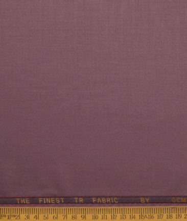 OCM Terry Rayon Solids  Suiting Fabric (Opium Mauve)