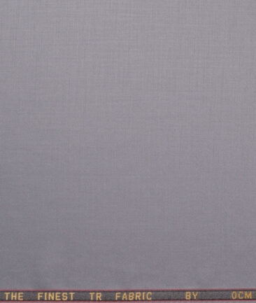 OCM Terry Rayon Solids  Suiting Fabric (Silver Grey)