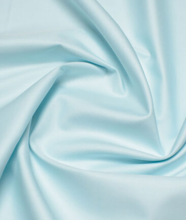Vercelli Italy 2 Ply 100's Giza Cotton Solids Shirting Fabric (Frost Mint Blue)