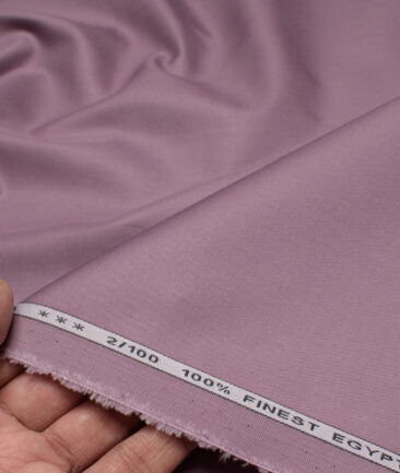 Vercelli Italy 2 Ply 100's Giza Cotton Solids Shirting Fabric (Mountbatten Pink)