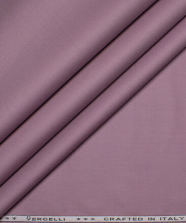 Vercelli Italy 2 Ply 100's Giza Cotton Solids Shirting Fabric (Mountbatten Pink)