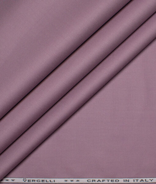 Vercelli Italy 2 Ply 100's Giza Cotton Solids Shirting Fabric (Mountbatten Pink)