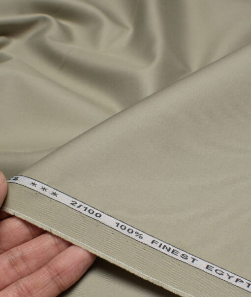 Vercelli Italy 2 Ply 100's Giza Cotton Solids Shirting Fabric (Sage Green)