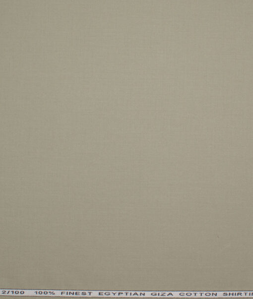 Vercelli Italy 2 Ply 100's Giza Cotton Solids Shirting Fabric (Sage Green)