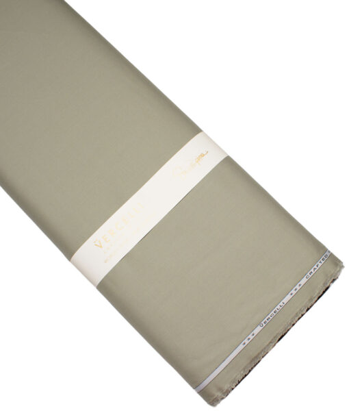 Vercelli Italy 2 Ply 100's Giza Cotton Solids Shirting Fabric (Sage Green)