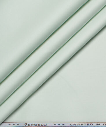 Vercelli Italy 2 Ply 100's Giza Cotton Solids Shirting Fabric (Surf Crest Green)