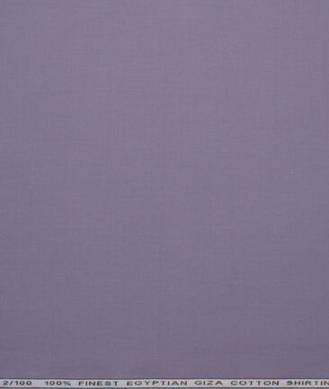 Vercelli Italy 2 Ply 100's Giza Cotton Solids Shirting Fabric (Venus Purple)