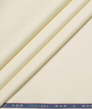 Vercelli Italy 2 Ply 100's Supima Cotton Solids Shirting Fabric (Cream)
