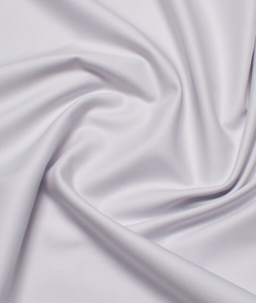 Vercelli Italy 2 Ply 100's Supima Cotton Solids Shirting Fabric (Light Grey)