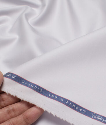 Vercelli Italy 2 Ply 100's Supima Cotton Solids Shirting Fabric (Light Grey)