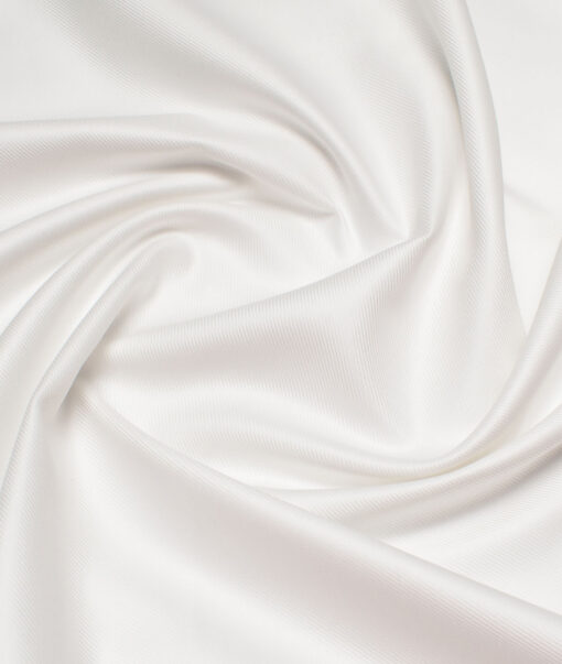 Vercelli Italy 2 Ply 100's Supima Cotton Solids Shirting Fabric (White)