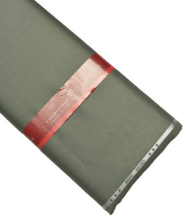 J.Hampstead Super 100's Solids 20% Merino Wool Suiting Fabric (Camoflauge Green)