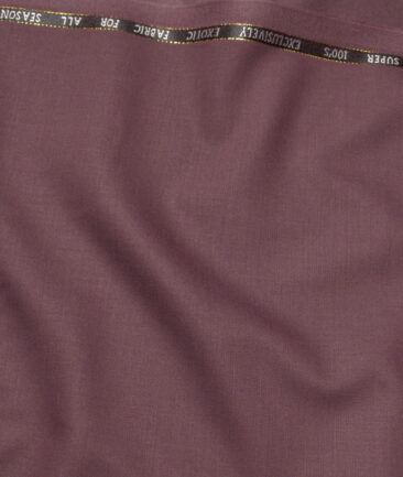 J.Hampstead Super 100's Solids 20% Merino Wool Suiting Fabric (Falcon Purple)