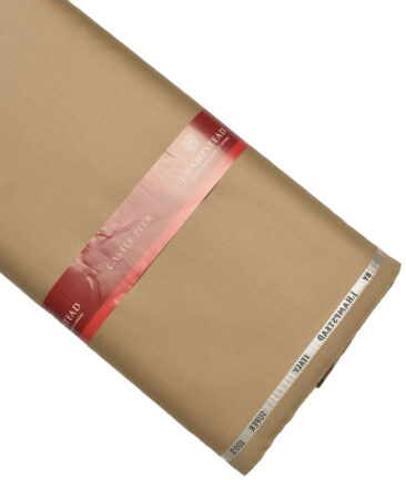 J.Hampstead Super 100's Solids 20% Merino Wool Suiting Fabric (Fawn Beige)