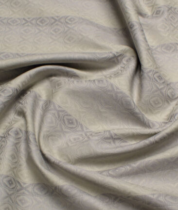 Tessitura Monti  Giza Cotton Striped Shirting Fabric (Light Brown)