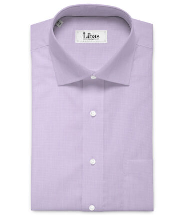 Soktas  Giza Cotton Solids Shirting Fabric (Lavander Purple)