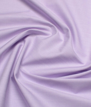Soktas  Giza Cotton Solids Shirting Fabric (Lavander Purple)