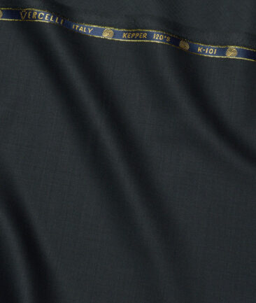 Vercelli Italy Super 120's Solids 70% Merino Wool Suiting Fabric (Lunar Green)