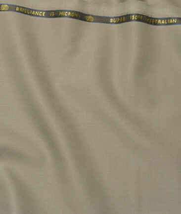 Vercelli Italy Super 150's Solids 70% Merino Wool Suiting Fabric (Vanilla Beige)
