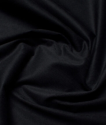 Arvind Tresca  Corduroy Cotton 18 Wales Stretchable Suiting Fabric (Dark Grey)