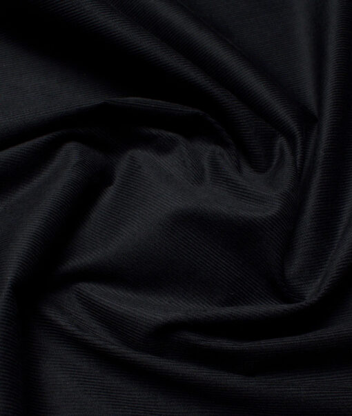 Arvind Tresca  Corduroy Cotton 18 Wales Stretchable Suiting Fabric (Dark Grey)