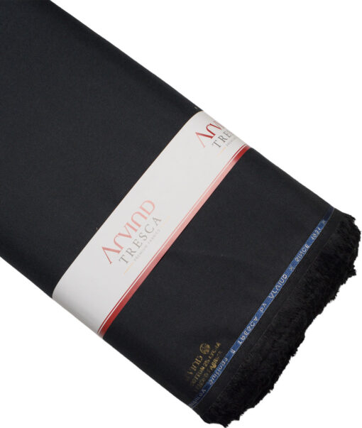 Arvind Tresca  Corduroy Cotton 18 Wales Stretchable Suiting Fabric (Dark Grey)