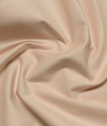 Arvind Tresca  Corduroy Cotton 18 Wales Stretchable Suiting Fabric (Cream)