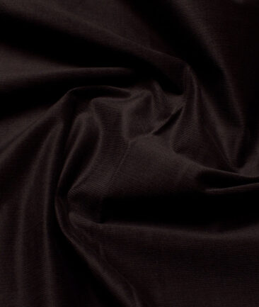 Arvind Tresca  Corduroy Cotton 26 Wales Stretchable Suiting Fabric (Dark Chocolate Brown)