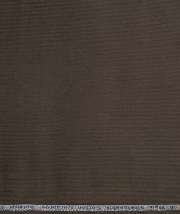 Arvind Tresca  Corduroy Cotton 18 Wales Stretchable Suiting Fabric (Dark Green)