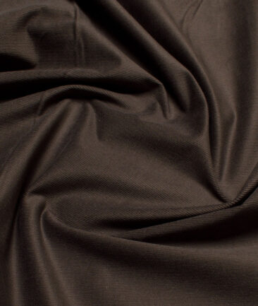 Arvind Tresca  Corduroy Cotton 26 Wales Stretchable Suiting Fabric (Dark Green)