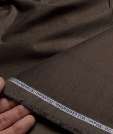 Arvind Tresca  Corduroy Cotton 26 Wales Stretchable Suiting Fabric (Dark Green)