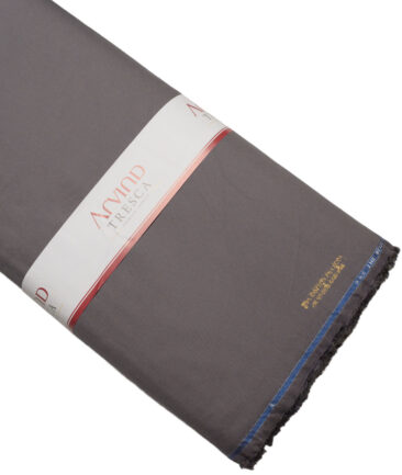 Arvind Tresca  Corduroy Cotton 26 Wales Stretchable Suiting Fabric (Grey)