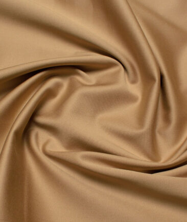 Arvind  Solids Premium Cotton Stretchable Trouser or Chinos Fabric (Fawn Beige)