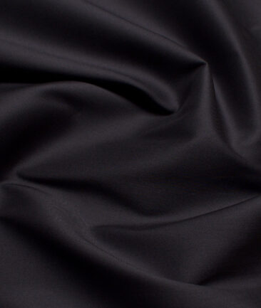 Arvind Tresca  Solids Wrinkle Resistant Premium Cotton Stretchable Trouser or Chinos Fabric (Dark Grey)