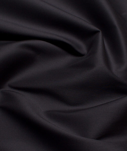 Arvind Tresca  Solids Wrinkle Resistant Premium Cotton Stretchable Trouser or Chinos Fabric (Dark Grey)