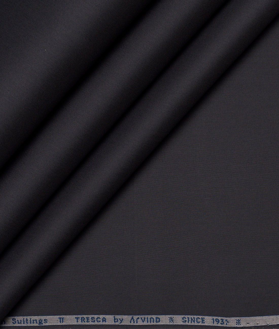 Arvind Tresca Solids Wrinkle Resistant Premium Cotton Stretchable Trouser or Chinos Fabric (Dark Grey) Arvind Tresca Solids Wrinkle Resistant Premium Cotton Stretchable Trouser or Chinos Fabric (Dark Grey)