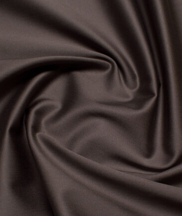 Arvind Tresca  Solids Cotton Stretchable Trouser or Chinos Fabric (Brownish Grey)