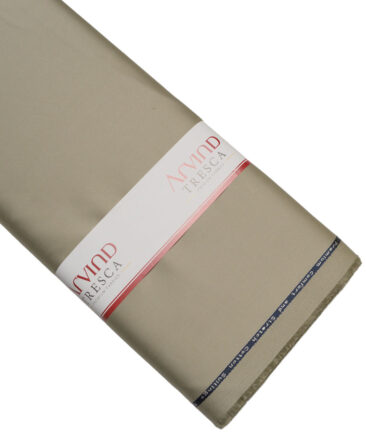 Arvind Tresca  Solids Cotton Stretchable Trouser or Chinos Fabric (Light Pistachios Green)