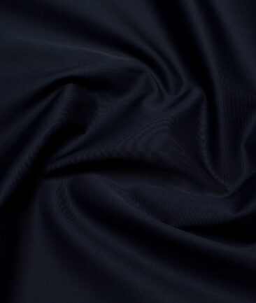 Arvind Tresca  Solids Cotton Stretchable Trouser or Chinos Fabric (Dark Blue)