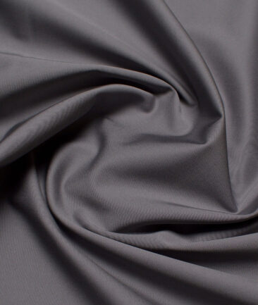 Arvind Tresca  Solids Cotton Stretchable Trouser or Chinos Fabric (Dark Grey)