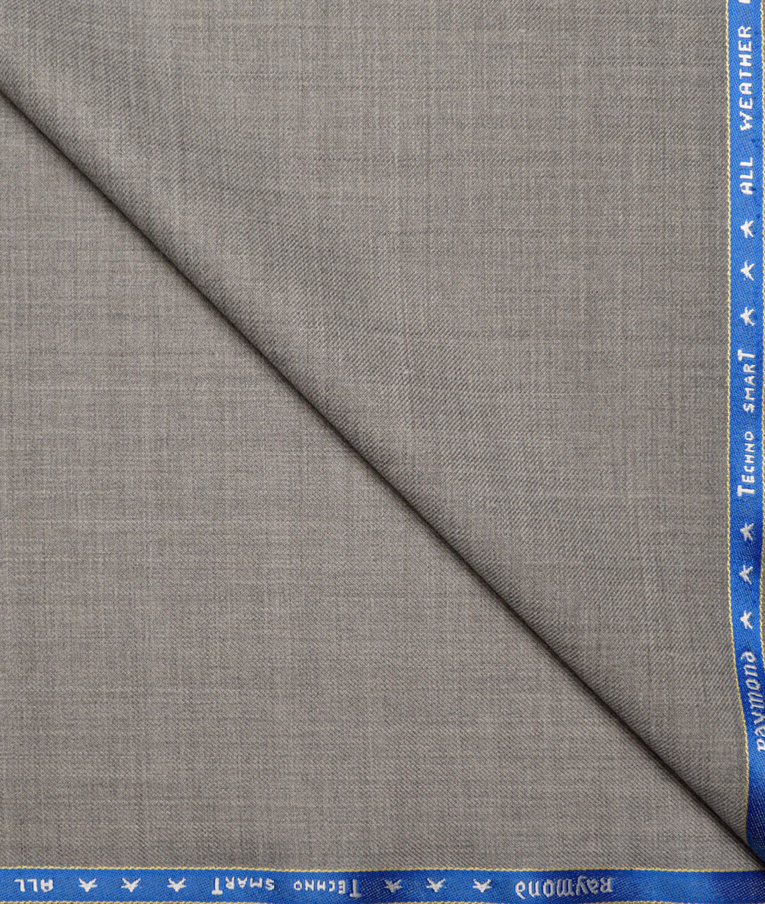 Raymond Self Design 35% Merino Wool Suiting Fabric (Light Worsted Grey) Raymond Self Design 35% Merino Wool Suiting Fabric (Light Worsted Grey)