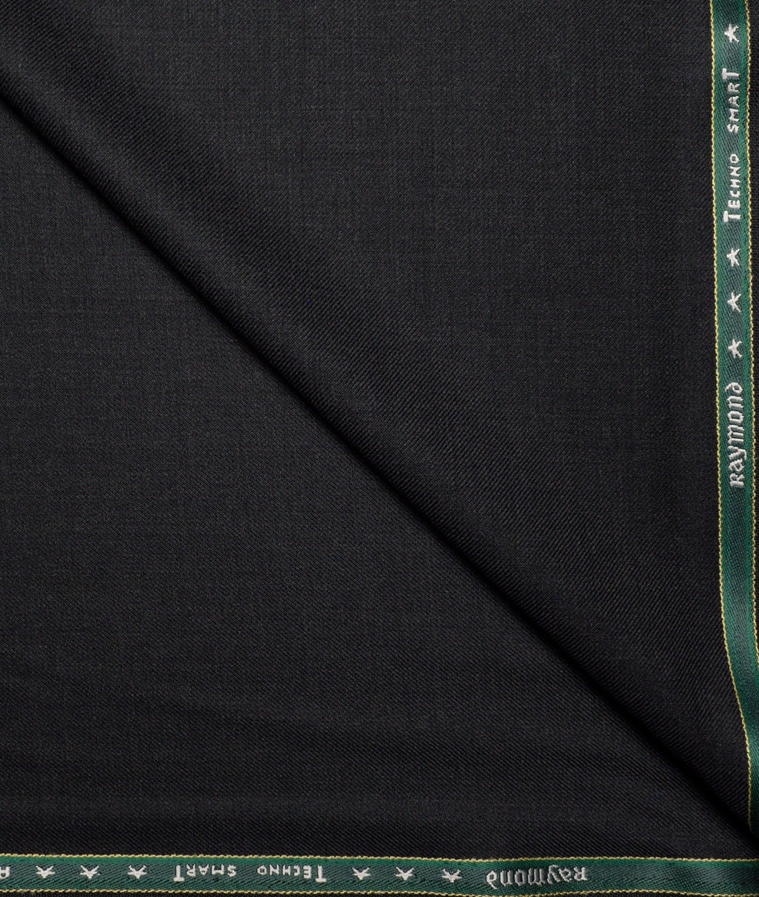 Raymond Self Design 35% Merino Wool Suiting Fabric (Worsted Black) Raymond Self Design 35% Merino Wool Suiting Fabric (Worsted Black)
